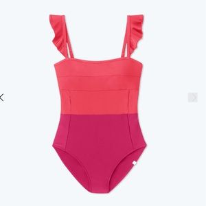 Summersalt - The Ruffle Oasis One-Piece Swimsuit - Size 16 - New with Tags